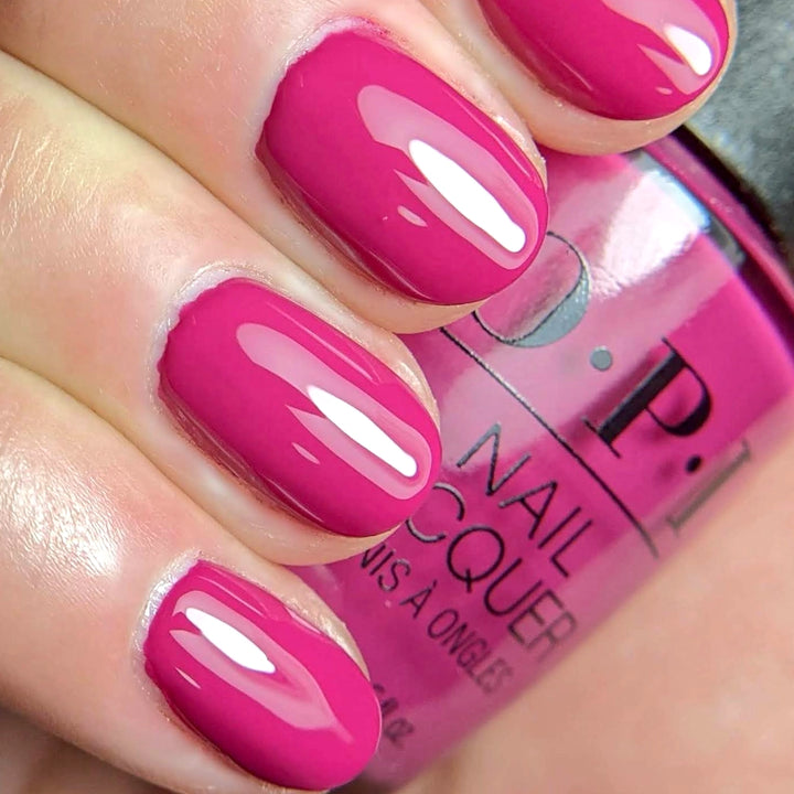 OPI 7th & Flower Dark Pink Creme Nail Polish from the OPI Downtown LA Collection. OPI Item Product Code NLLA05