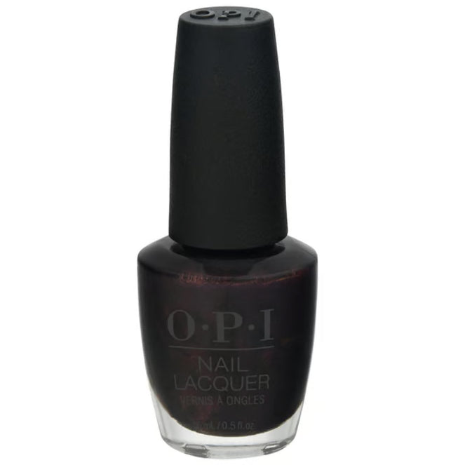 OPI Black Cherry Chutney Dark Purple Red Pearl Shimmer Nail Polish. OPI Item Product Code NLI43