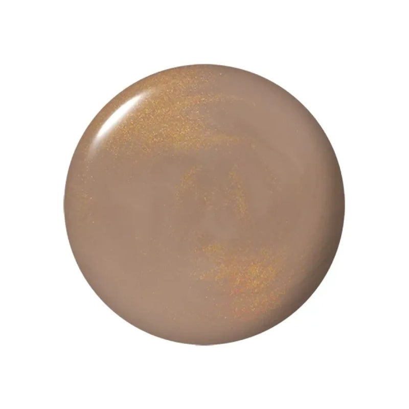 OPI Fall-ing for Milan Neutral/Nude Sandy Brown with Gold Shimmer Nail Polish from the OPI Muse of Milan Collection. OPI Item Product Code NLMI01