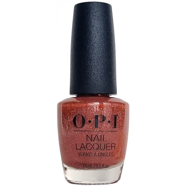 OPI It's A Wonderful Spice Coral Glitter Nail Polish from the OPI Terribly Nice Holiday Collection. OPI Item Product Code HRQ09