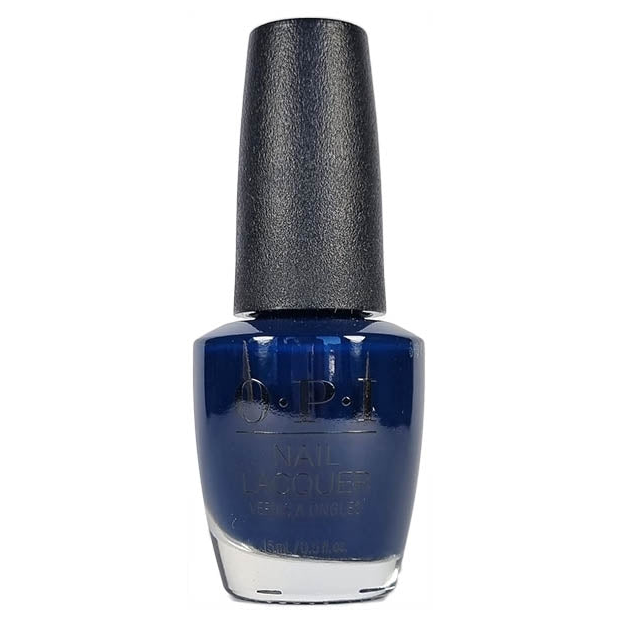 OPI Midnight Mantra Dark Blue Creme Nail Polish from the OPI Fall Wonders Collection. OPI Item Product Code NLF009