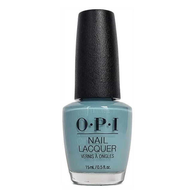 OPI NFTease Me Light Pale Blue Creme Nail Polish from the Me, Myself and OPI Collection from Spring 2023. OPI Item Product Code NLS006