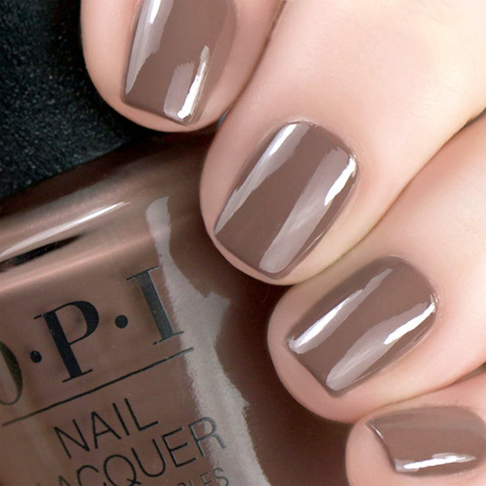 OPI Over the Taupe Light Brown Creme Nail Polish from the OPI Classics Collection range. OPI Product Code NLB85