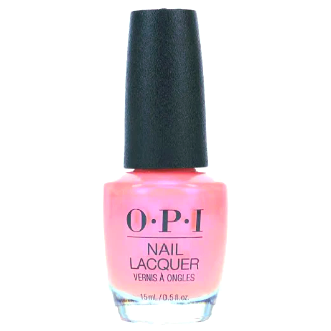 OPI Rosy Future Pink Iridescent Sheer Nail Polish from the OPI Classics range. OPI Item Product Code NLS79
