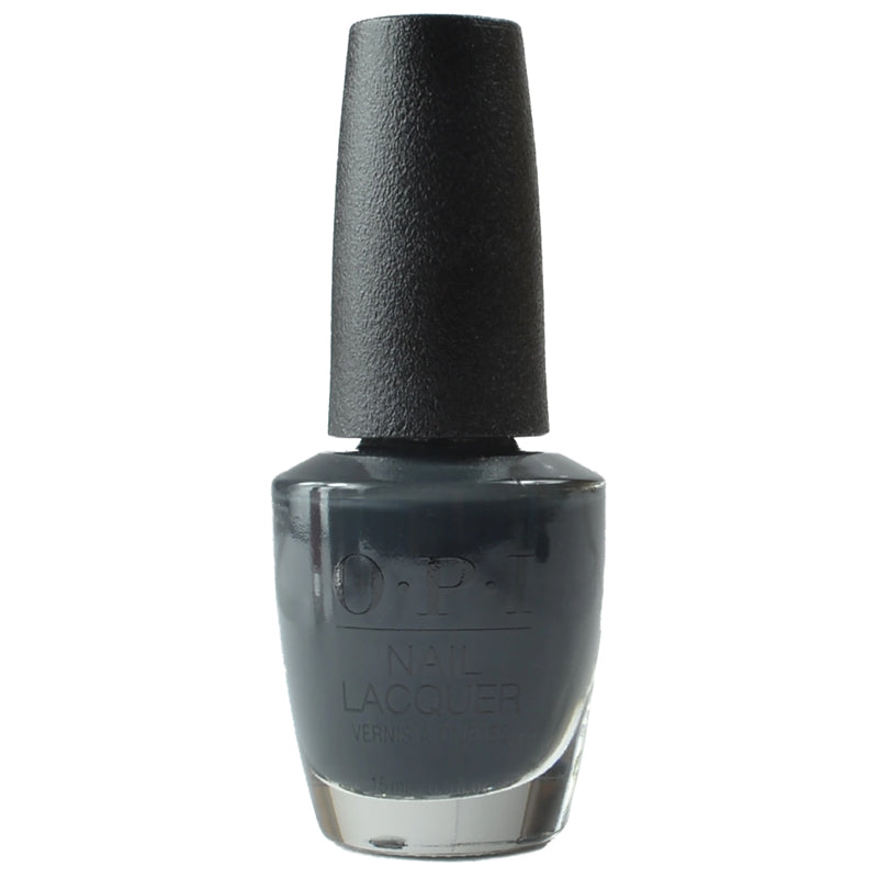OPI Rub a Pub Pub Dark Grey Creme Nail Polish from the OPI Scotland Collection. OPI Item Product Code NLU18