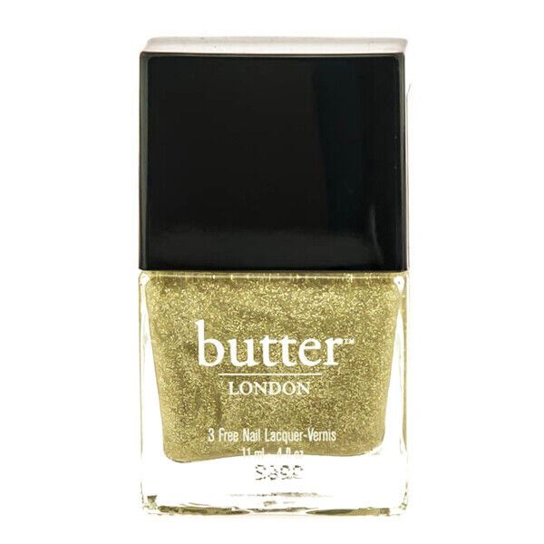 Butter London Lushington Sheer Gold Glitter Nail Lacquer