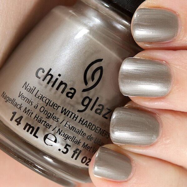 China Glaze Hook And Line #1124 Grey Pearl Nail Lacquer Polish