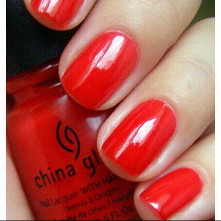 China Glaze Italian Red #069 Red Creme Nail Lacquer
