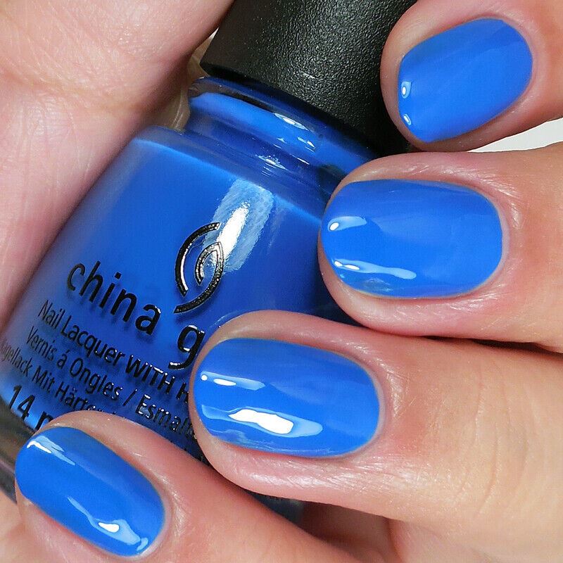 China Glaze License & Registration Pls #1378 Blue Nail Lacquer Polish