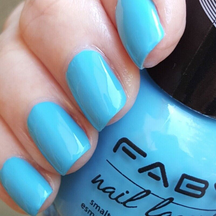 Faby Mrs Liberty LCU009 Blue Creme Nail Lacquer Polish