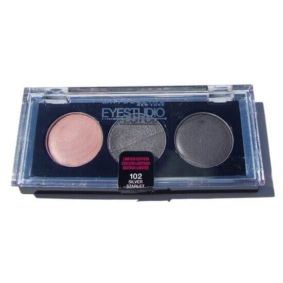 Maybelline Silver Starlet #102 Eye Studio Trio Cream Eyeshadow