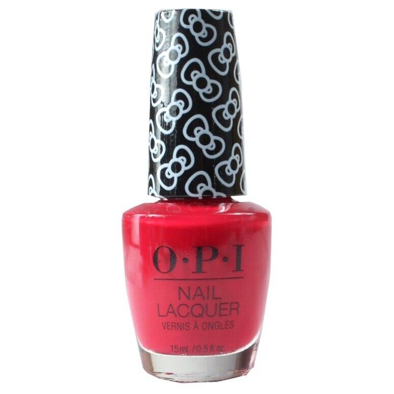 OPI All About The Bows Creme Nail Polish from the OPI x Hello Kitty Collection. OPI Item Product Code HRL04