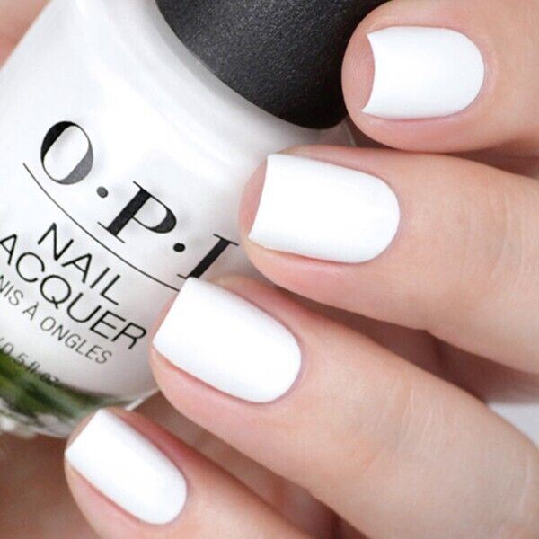 OPI Alpine Snow, Plain Basic White Creme Nail Polish. OPI Item Product Code NLL00