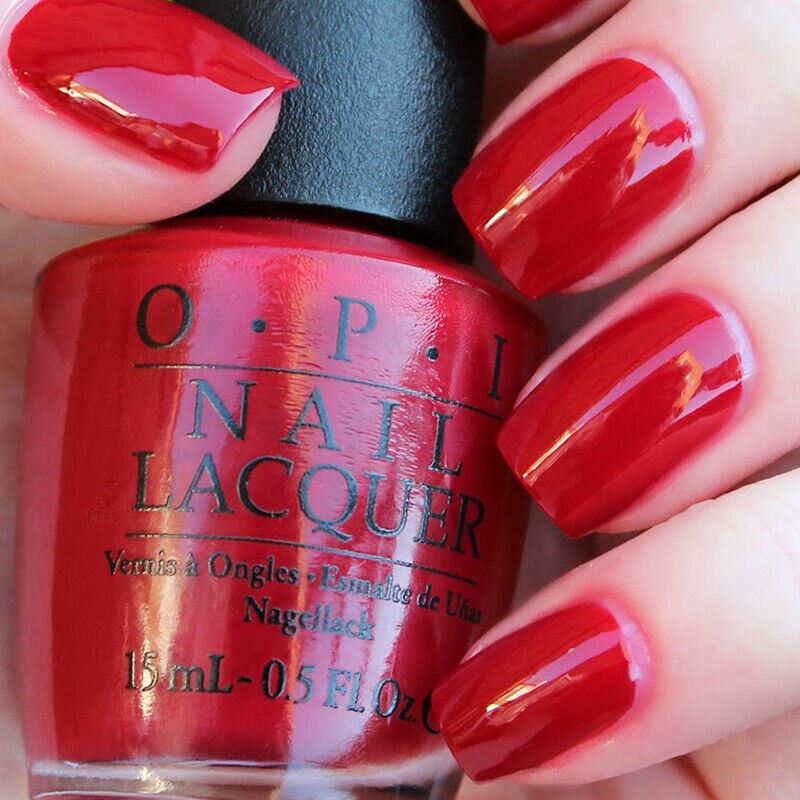 OPI Amore at the Grand Canal Red Creme Nail Polish from the OPI Venice Collection. OPI Product Code NLV29
