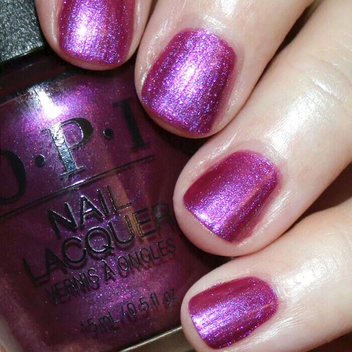 OPI Berry Fairy Fun Purple Shimmer Nail Polish from the OPI The Nutcracker Holiday Collection. OPI Item Product Code HRK08