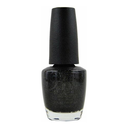 OPI Center Of The You-Niverse Dark Grey Glitter Nail Polish. OPI Product Code HRG38
