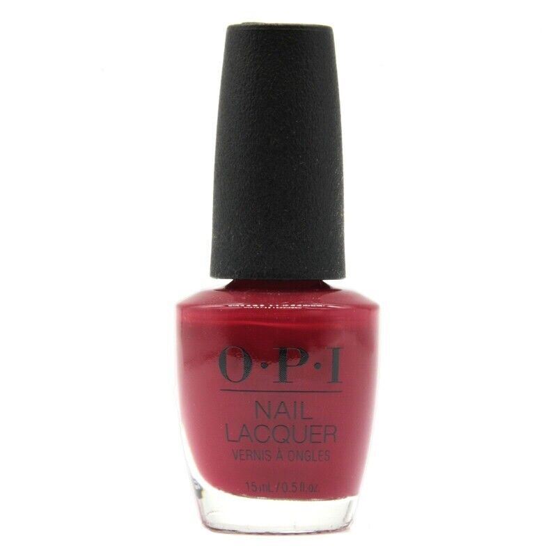 OPI Chick Flick Cherry Red Creme Nail Polish from the Classics Range. OPI Item Product Code NLH02
