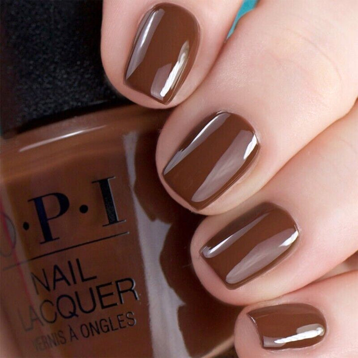 OPI Cliffside Karaoke Brown Creme Nail Polish from the OPI Malibu Collection. OPI Item Product Code NLN80