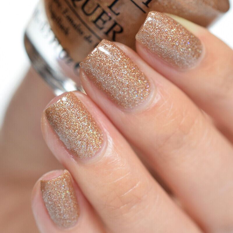 OPI Designer Series Nail Lacquer in Classic. Holographic Beige Nail Polish. OPI Item Product Code DS031