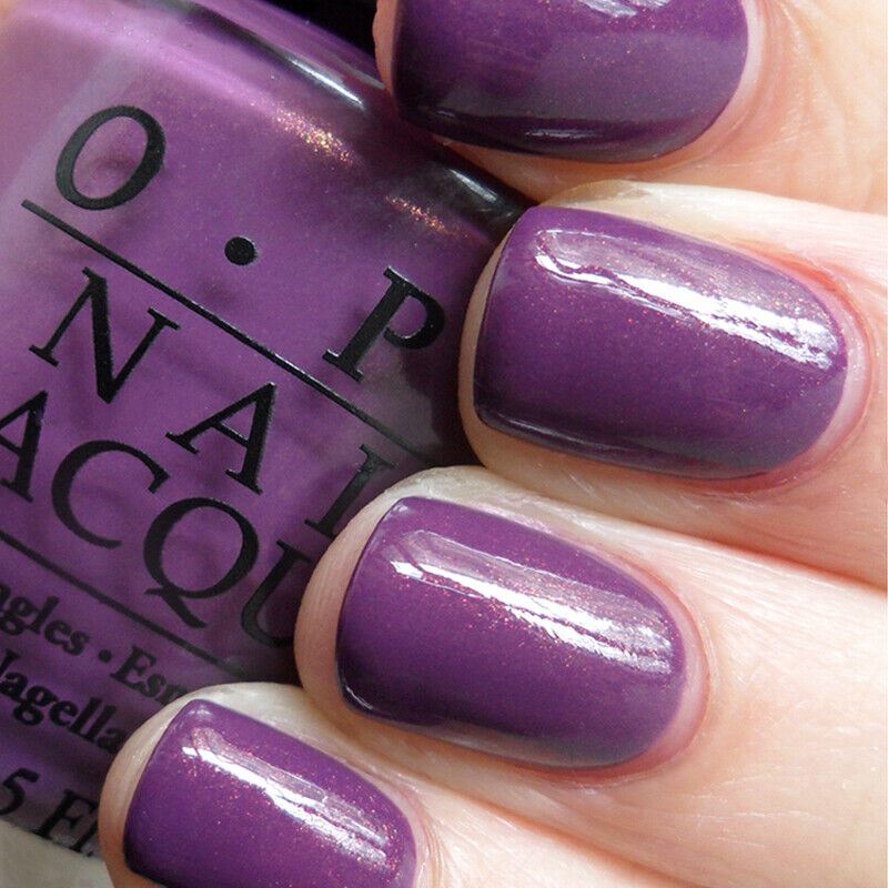 OPI Dutch Ya Just Love OPI? Purple Shimmer Nail Polish from the OPI Holland Collection from 2012. OPI Item Product Code NLH55