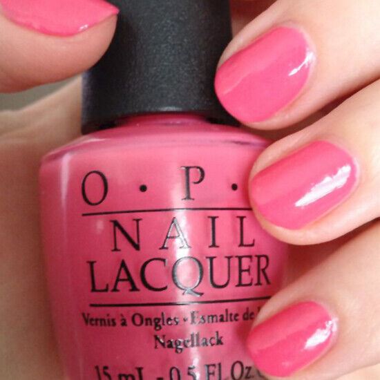 OPI Feelin' Hot-Hot-Hot! Pink Creme Nail Polish from the OPI South Beach Collection. OPI Item Product Code NLB77