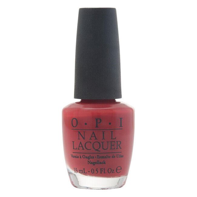 OPI First Date At The Golden Gate Red Creme Nail Polish from the OPI San Francisco Collection. OPI Product Code NLF64