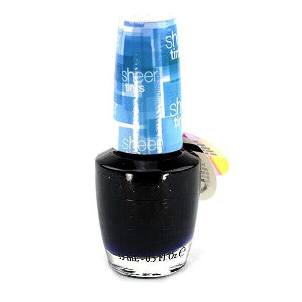 OPI I Can Teal You Like Me Blue Sheer Tints Top Coat Nail Polish. OPI Item Product Code NTS04