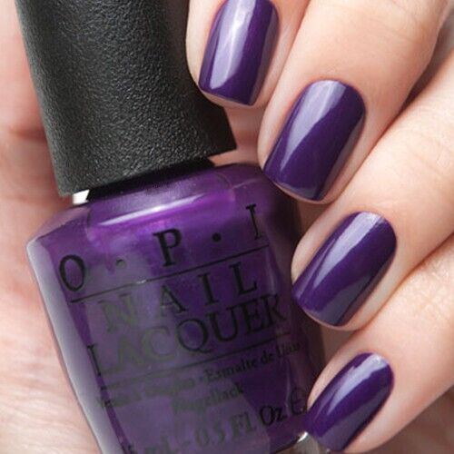 OPI I Carol About You Purple Shimmer Nail Polish from the OPI x Gwen Stefani Holiday Collection from 2014. OPI Item Product Code HRF03