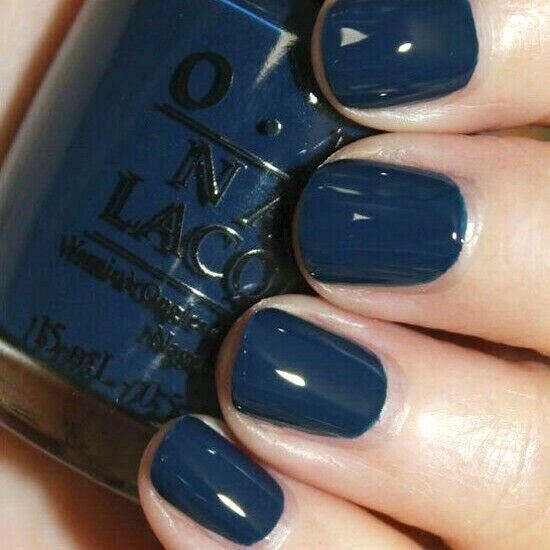 OPI I Saw You Saw We Saw Warsaw Dark Blue Nail Polish from the Euro Centrale Collection. OPI Item Product Code NLE81