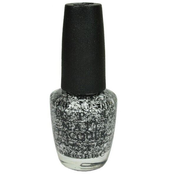 OPI I'll Tinsel You In Black & White Bar Glitter Nail Polish from the OPI x Gwen Stefani Holiday Collection 2014. OPI Item Product Code HRF15