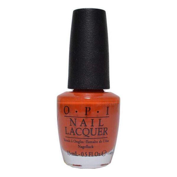 OPI It's A Piazza Cake Dark Orange Creme Nail Polish from the OPI Venice Collection. OPI Item Product Code NLV26
