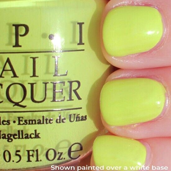 OPI Life Gave Me Lemons Citrus Yellow Nail Polish. OPI Item Product Code NLN33