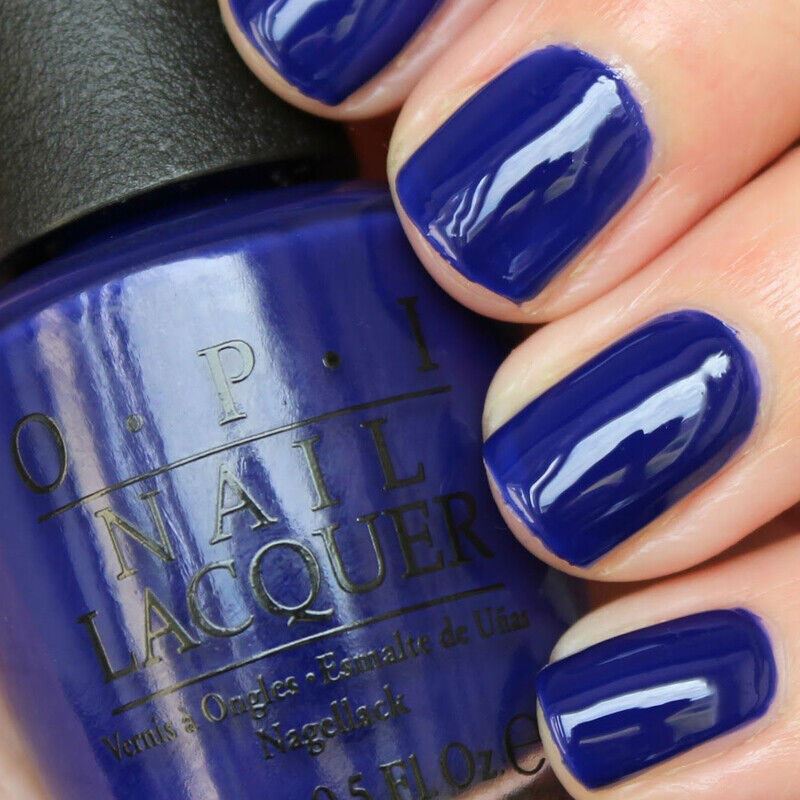 OPI My Car Has Navy-gation Blue Nail Polish from the OPI Brights Collection 2015. OPI Item Product Code NLA76