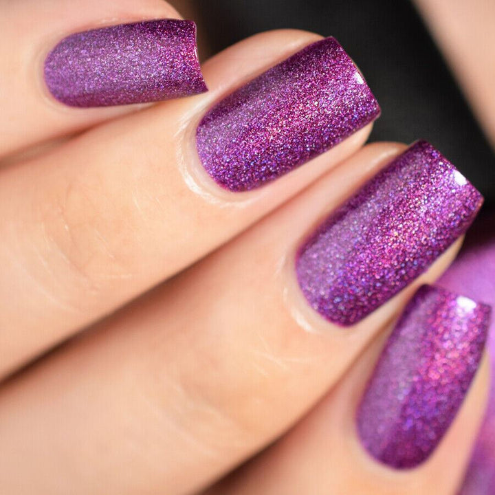OPI My Color Wheel Is Spinning Purple Holographic Shimmer Nail Polish