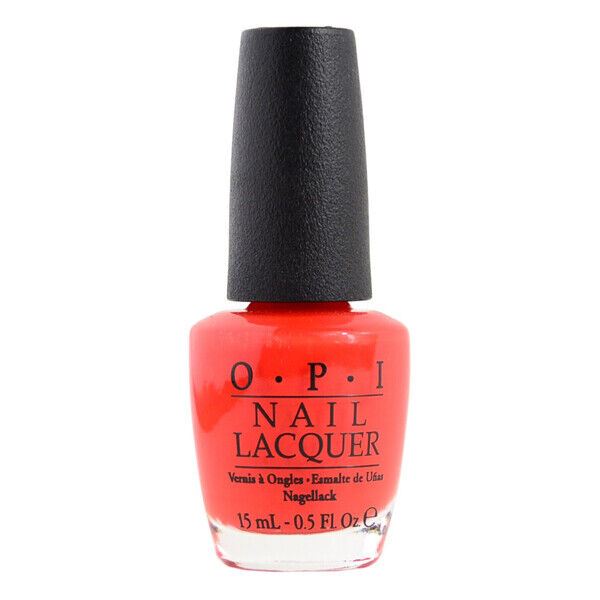 OPI My Paprika Is Hotter Than Yours! Coral Shimmer Nail Polish. OPI Product Code NLE76