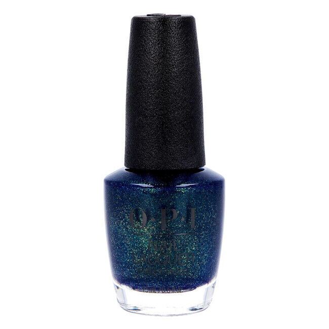 OPI Nessie Plays Hide & Sea-k Blue Shimmer Nail Polish from the OPI Scotland Collection. OPI Product Code NLU19