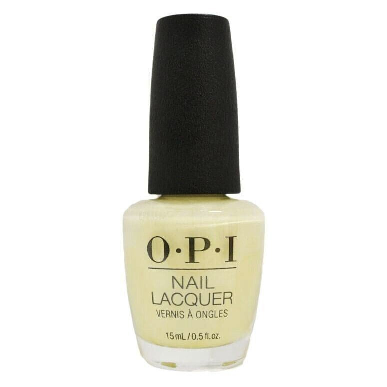 OPI One Chic Chick Pale Light Yellow Pastel Creme Nail Polish. OPI Item Product Code NLT73