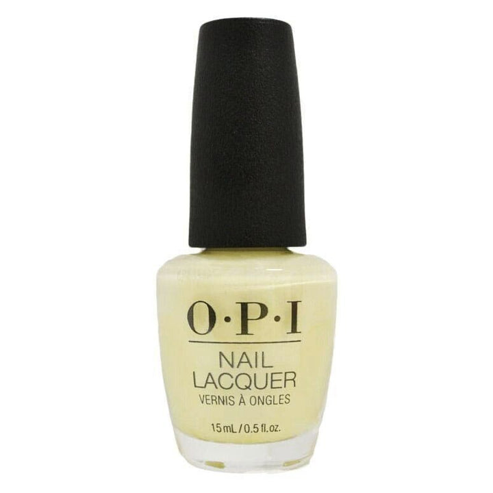 OPI One Chic Chick Pale Light Yellow Pastel Creme Nail Polish. OPI Item Product Code NLT73