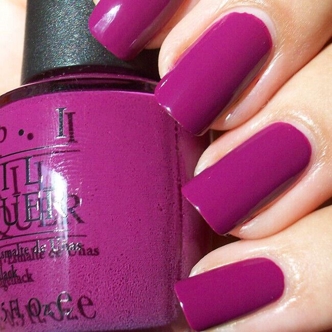 OPI Pamplona Purple Creme Nail Polish from the Espana (Spain) Collection. OPI Item Product Code NLE50