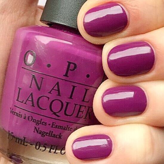 OPI Pamplona Purple Creme Nail Polish from the Espana (Spain) Collection. OPI Item Product Code NLE50