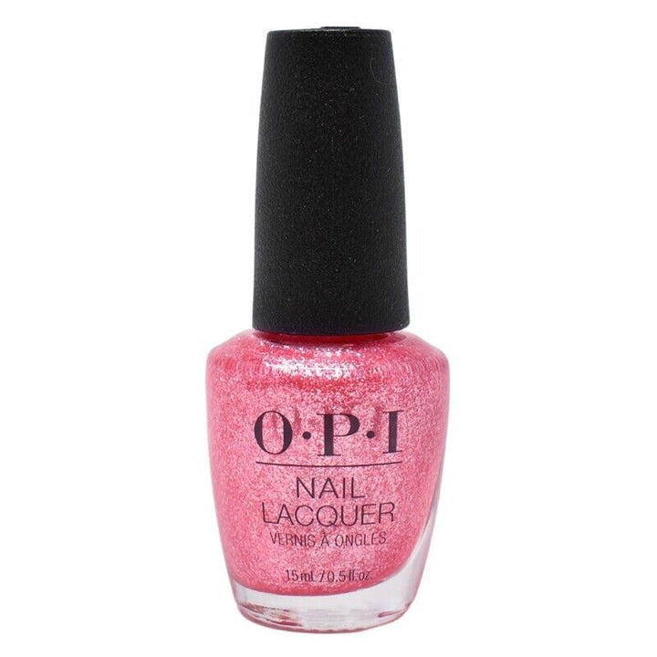OPI Pixel Dust Pink Sparkly Shimmer Nail Polish from the OPI x XBOX Collection. OPI Item Product Code NLD51