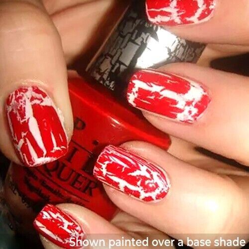 OPI Red Shatter Crackle Effect Nail Polish Top Coat. OPI Item Product Code NLE55