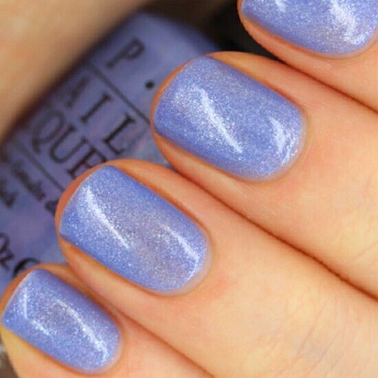OPI Show Us Your Tips! Blue Shimmer Nail Polish from the OPI New Orleans Collection. OPI Item Product Code NLN62