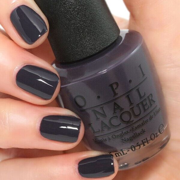 OPI Suzi & The Arctic Fox Dark Plum Purple Nail Polish from the OPI Iceland Collection. OPI Product Item Code NLI56