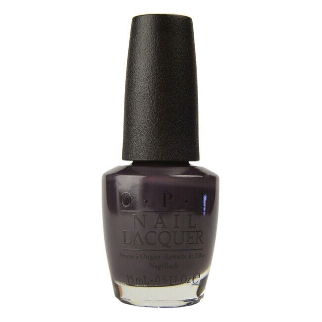 OPI Suzi & The Arctic Fox Dark Plum Purple Nail Polish from the OPI Iceland Collection. OPI Product Item Code NLI56