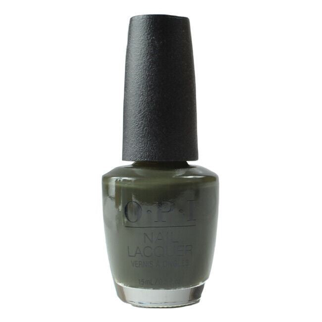 OPI Things I've Seen in Aber-Green Dark Green Creme Nail Polish from the OPI Scotland Collection. OPI Item Product Code NLU15