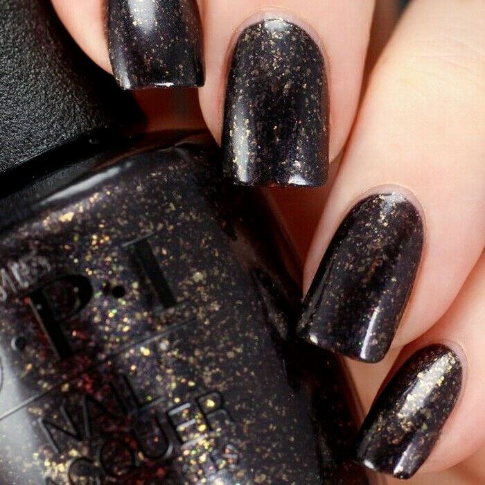 OPI Top the Package with a Beau Glitter Nail Polish from the Love OPI, XOXO Holiday Collection. OPI Item Product Code HRJ11