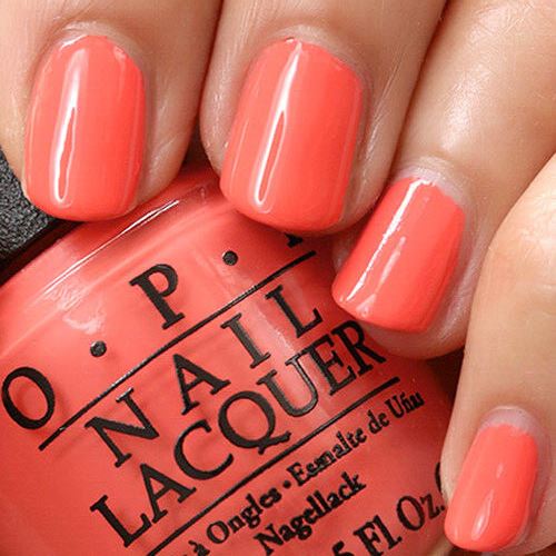 OPI Toucan Do It If You Try Coral Orange Creme Nail Polish from the OPI Brazil Collection 2014. OPI Item Product Code NLA67