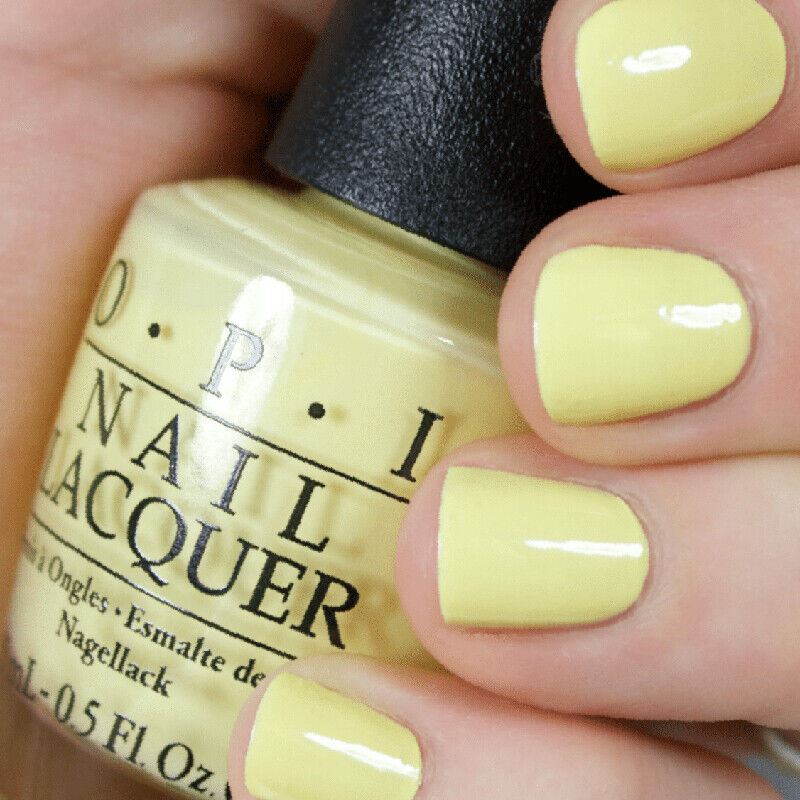 OPI Towel Me About It Light Pale Pastel Yellow Creme Nail Polish. OPI Item Product Code NLR67