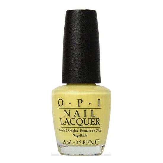 OPI Towel Me About It Light Pale Pastel Yellow Creme Nail Polish. OPI Item Product Code NLR67